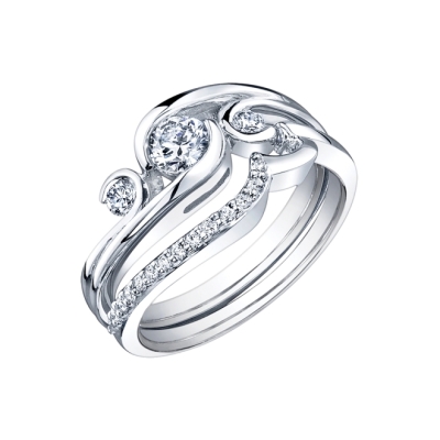 Women’s Silvertone Crystal Heart